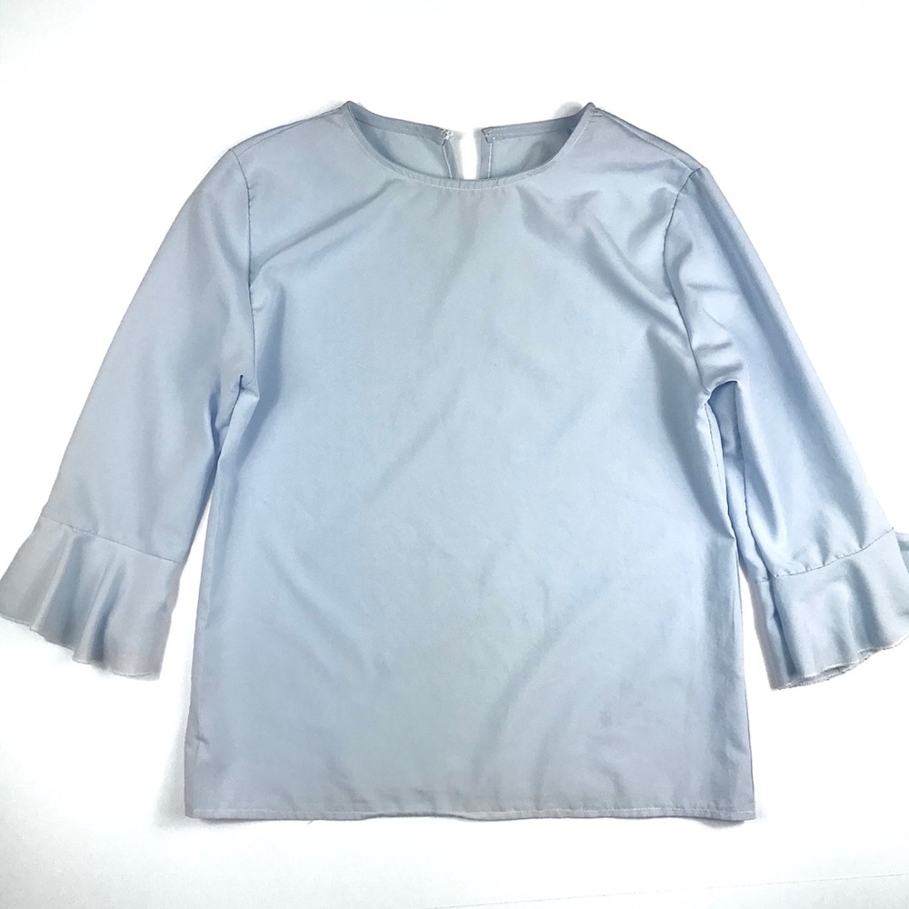 BLOUSE, Long-Sleeves With Flared Openings, Size S